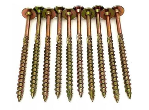 Surub dulgherie cap plat 8x380 - 50buc/cutie
