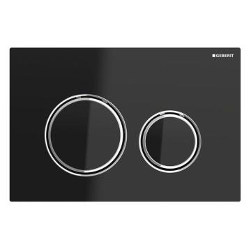 Clapeta Wc Geberit Sigma21 Negru Crom de la Store Dolphin Srl