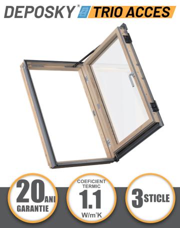Fereastra mansarda acces acoperis Depsoky Trio Acces de la Deposib Expert Srl
