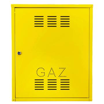 Firida 60x50x25 cm, cutie contor de gaz, galben, din tabla