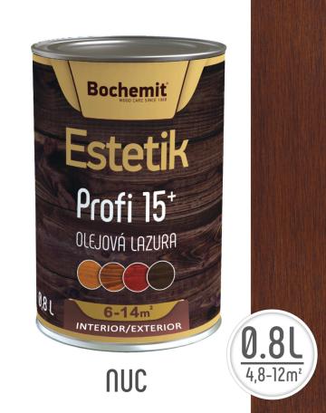 Lazura lemn Estetik Profi 0.8L nuc - protectie avansata U de la Deposib Expert Srl
