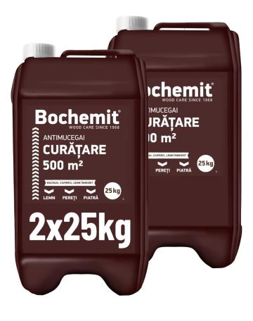 Solutie antimucegai si curatare lemn innegrit Bochemit 2x25
