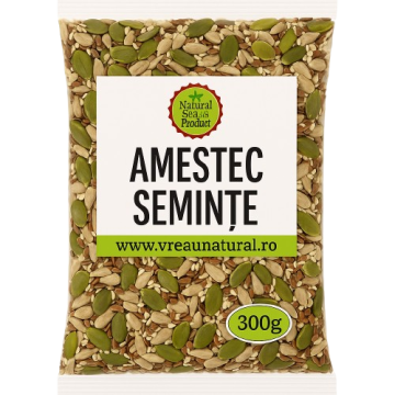 Amestec 4 seminte, Natural Seeds Product, 300 gr de la Natural Seeds Product SRL