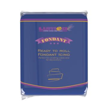 Fondant albastru indigo, 500g de la Lumea Basmelor International Srl