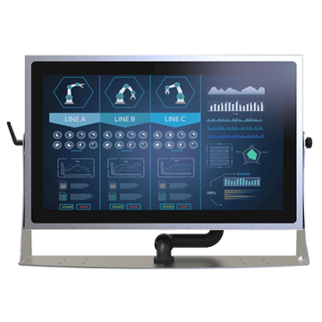 Display P din inox IP69K W24L100-SPA269-P1