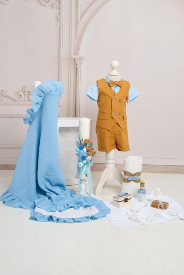 Set Alexandru caramiziu + trusou + lumanare de la Andreeatex