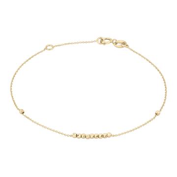 Bratara din aur galben de 18K cu bile diamantate de la Sandra Ferretti Srl