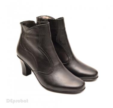 Ghete dama casual-elegante negre din piele naturala G19 de la Deprobat.ro
