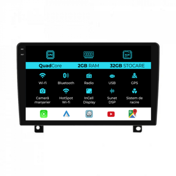 Navigatie dedicata Opel Astra H (2004-2009), 9 inch, 2Gb Ram