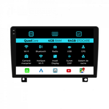 Navigatie dedicata Opel Astra H (2004-2009),QuadCore, 9 inch