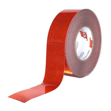 Banda reflectorizanta reflexite Orafol rosu 50mmx50m ECE 104 de la Auto Care Store Srl