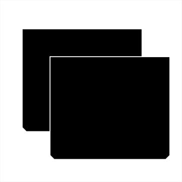 Set 2 buc. aparatori noroi din cauciuc (35 x 30cm) de la Auto Care Store Srl