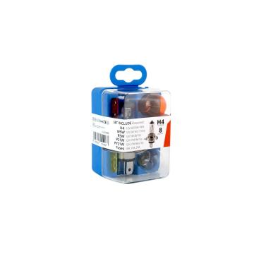 Set rezerva becuri si sigurante 8 buc H4 de la Auto Care Store Srl