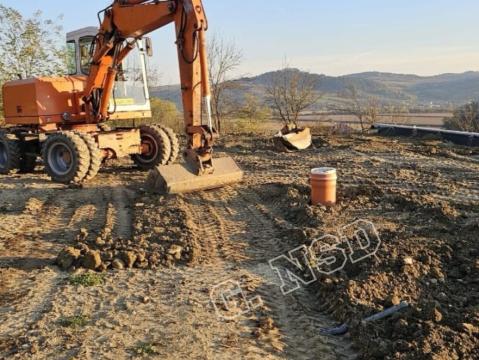 Inchiriere excavator roti de la Palet Nsd Groza Srl