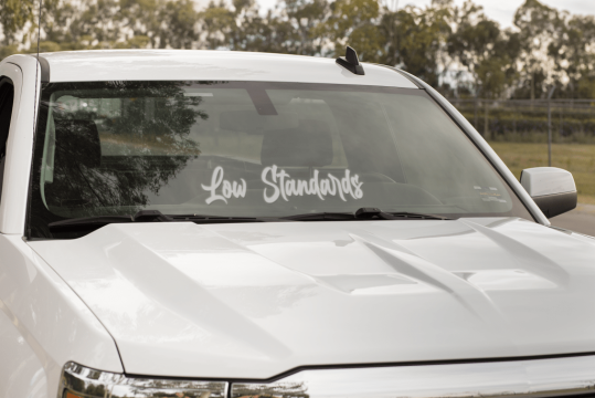 Sticker auto parbriz - Low Standards