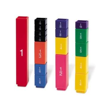 Jucarie Turnul fractiilor Deluxe - set educativ matematic