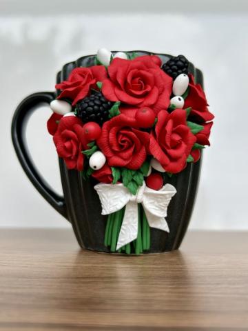 Cana cu trandafiri Rose