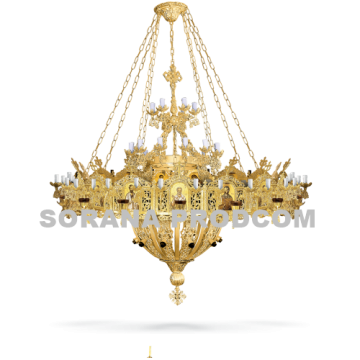 Policandru cu horos 76 becuri X 100-818 de la Sorana Prodcom Srl