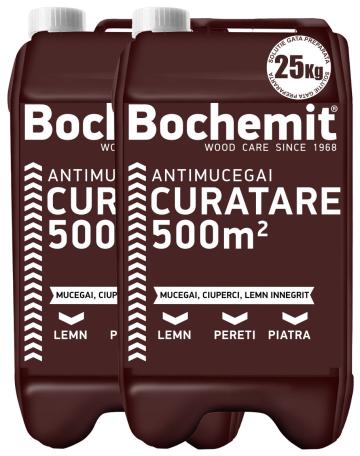 Solutie antimucegai si curatare lemn innegrit Bochemit 2x25