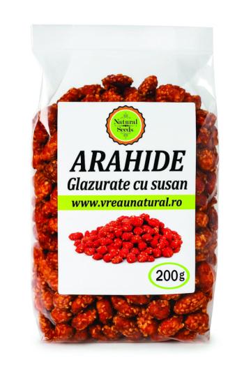 Arahide glazurate cu susan 200 gr, Natural Seeds Product de la Natural Seeds Product SRL