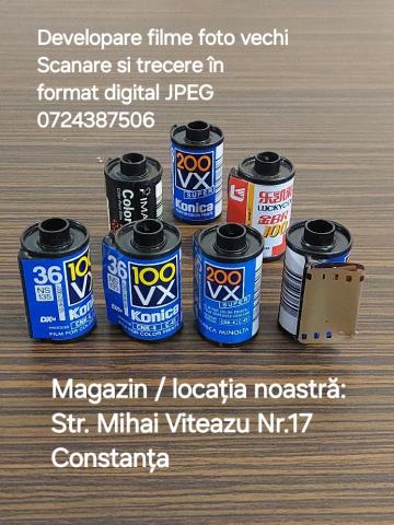 Developari filme foto vechi / scanare / digitalizare / Jpeg