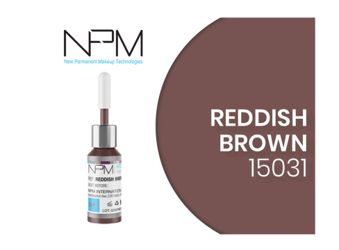 Pigment sprancene micropigmentare NPM Reddish Brown 12ml
