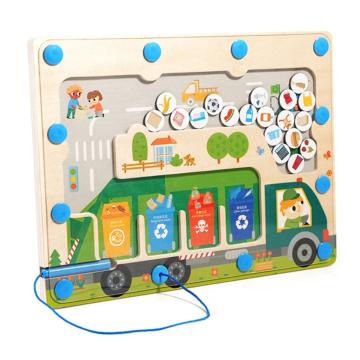 Joc educativ de sortare a deseurilor, magnetic de la Saralma Shop Srl