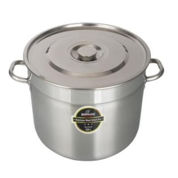 Oala inox cu capac Bohmann 125litri, 55x56,5 cm