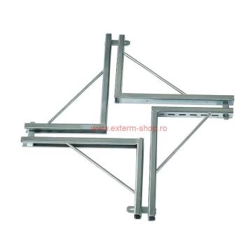 Cravate vinclu zincate pentru stalpi 15-45mm
