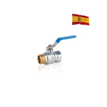Robinet de trecere cu bila, alama cromata 3/8 inch cu maneta