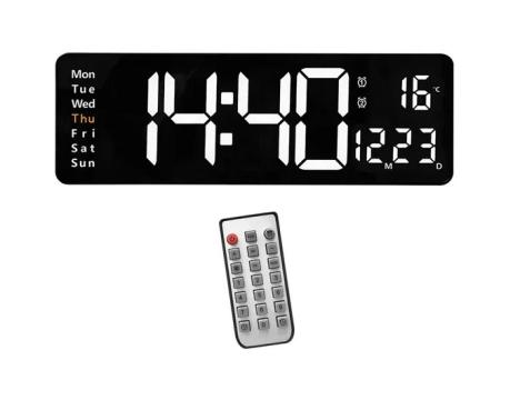 Ceas digital de perete ecran mare cu afisaj alb de la Startreduceri Exclusive Online Srl - Magazin Online Pentru C