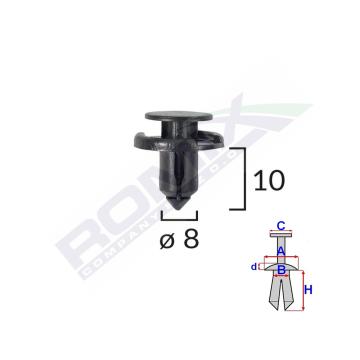Clips fixare pentru Nissan/Toyota/Lexus/Suzuki 8x10mm de la Auto Care Store Srl
