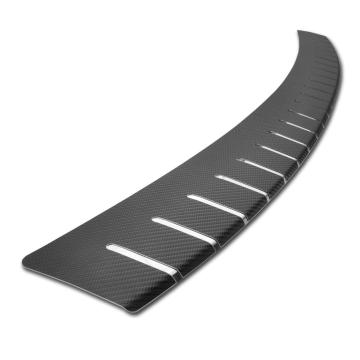 Folie protectie portbagaj in doua straturi, crom si carbon
