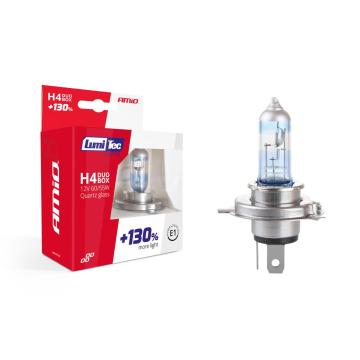 Set becuri cu halogen H4 12V 60 / 55W Lumitec limited + 130% de la Auto Care Store Srl