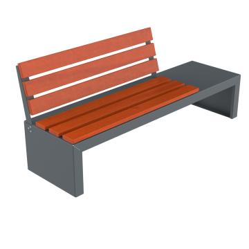 Banca de parc cu picioare din tabla de 5mm 941 de la Mobilier Stradal Ygrocris Srl