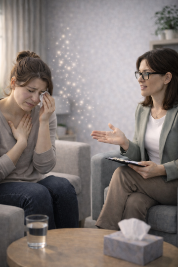 Sedinta de eliberarea de probleme emotionale