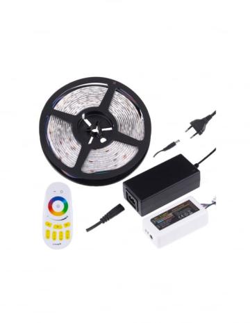 Set 2 - banda Led RGB IP20 sau IP45 controler si telecomanda