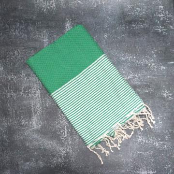 Prosop plaja Fouta | Tunis | Verde Silver 200 x 100 cm de la Tradizan
