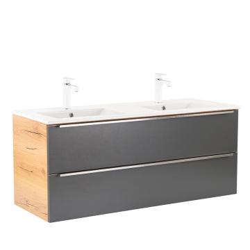 Dulap de baza Vario Trim 120 cu chiuveta stejar-antracit