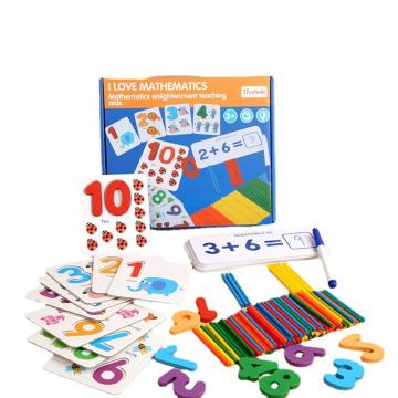 Joc de abilitati matematice din lemn de la Leziter Kft.