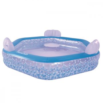 Piscina gonflabila hexagonala pentru copii 223 x 211 x 58 cm de la Leziter Kft.
