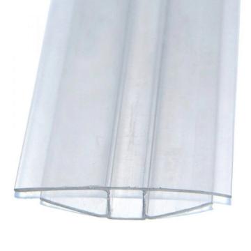 Profil policarbonat de imbinare H 8mm transparent / 6m de la URBANIX SRL