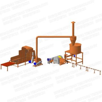 Linie brichetare rapita-paie, brichete 400-600 kg/ora