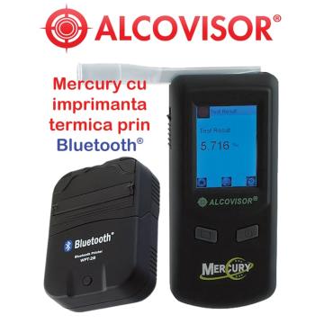Etilotest profesional cu imprimanta AlcoVisor Mercury de la Dari Tehnologies Srl