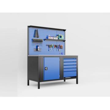 Banc de lucru industrial 1500 mm cu 5 sertare si dulap de la Caldor Heat &Engineering Srl