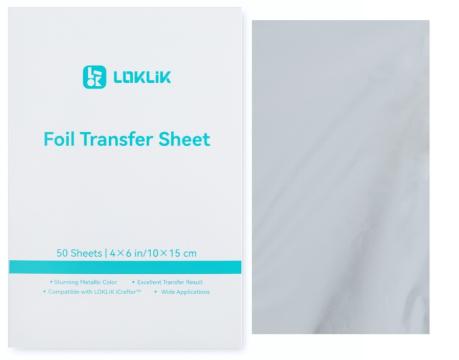 Foi de transfer Loklik Sheets - Silver - 50 pack