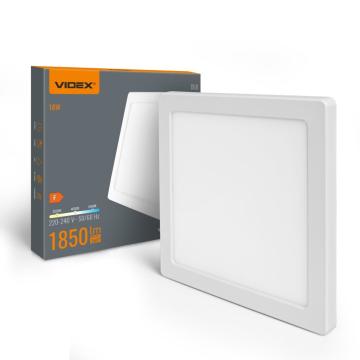 Plafoniera LED Videx DL6S 18W, 1850lm, CCT selectabil de la Casa Cu Bec Srl