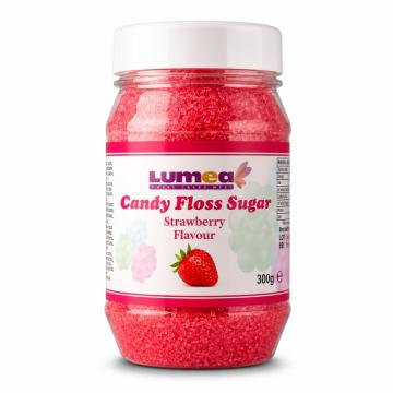 Zahar cu aroma de capsuna pentru vata de zahar, 300g - Lumea de la Lumea Basmelor International Srl
