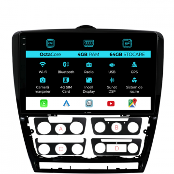 Navigatie dedicata Skoda Octavia 2 (2004-2013), 10Inch, 4Gb de la Nav Store