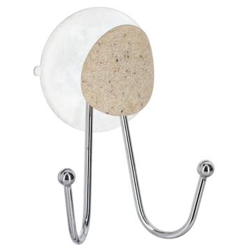 Carlig cu ventuze Pebble - crom de la URBANIX SRL